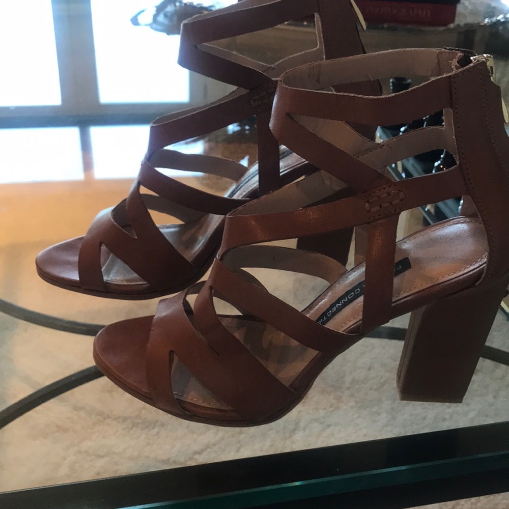 French Connection cage sandals